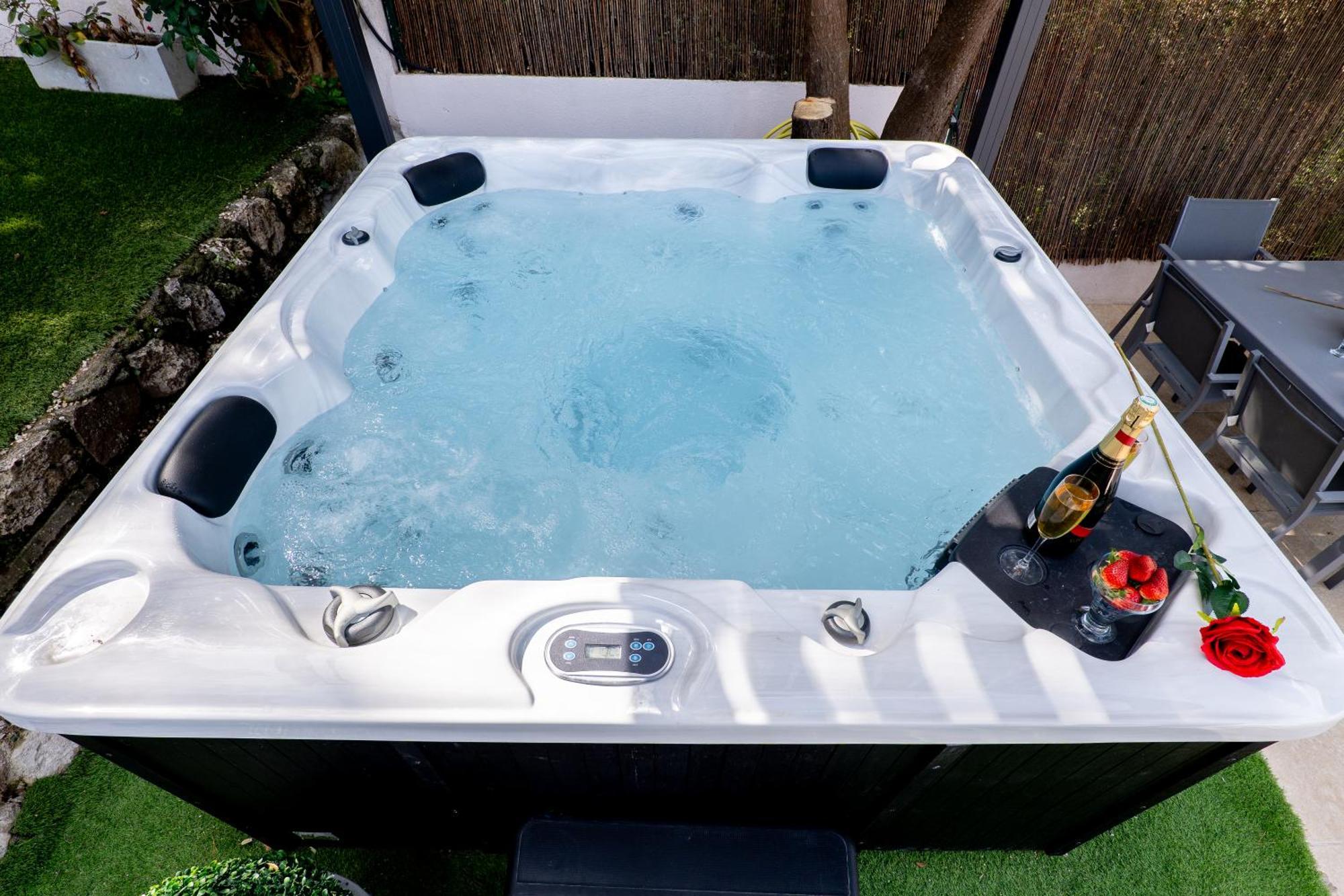 Villa Piscine-jacuzzi-videoprojecteur-clim La Perle Rare Mougins